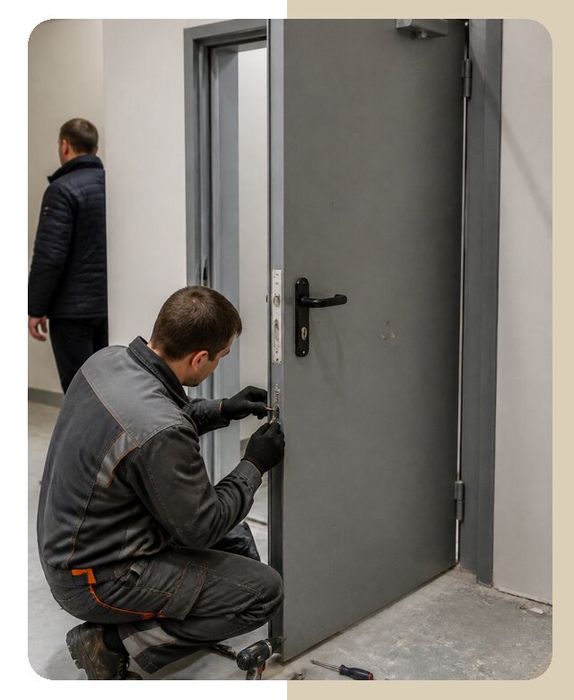Ремонт противопожарной двери в Краснодаре по цене 6707 р. | ДвериЛегко-Ксд